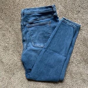 Madewell 10” High Rise Skinny Jeans Light Wash 32